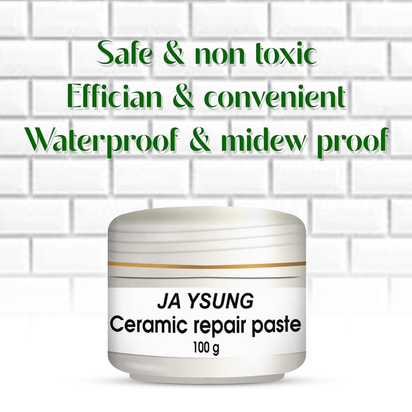 Ceramic Repair Paste, Tile Repair Paste(White) 100 gram (Pack of 2)