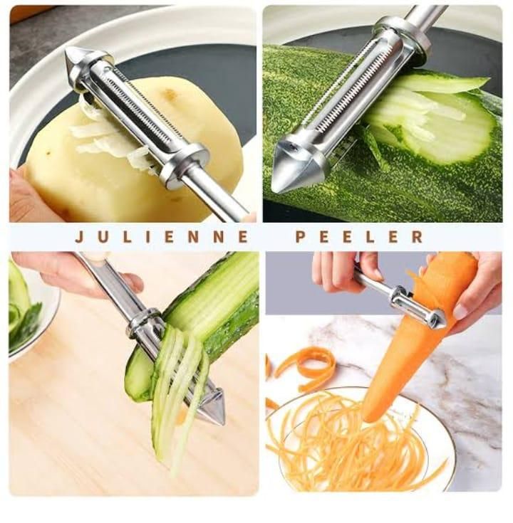 Multifunctional Carrot Fruit Kiwi Vegetable Fruit Peelers, Stainless Steel Peeler Straight Peeler